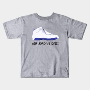 AJ XVIII - Pixelated art Kids T-Shirt